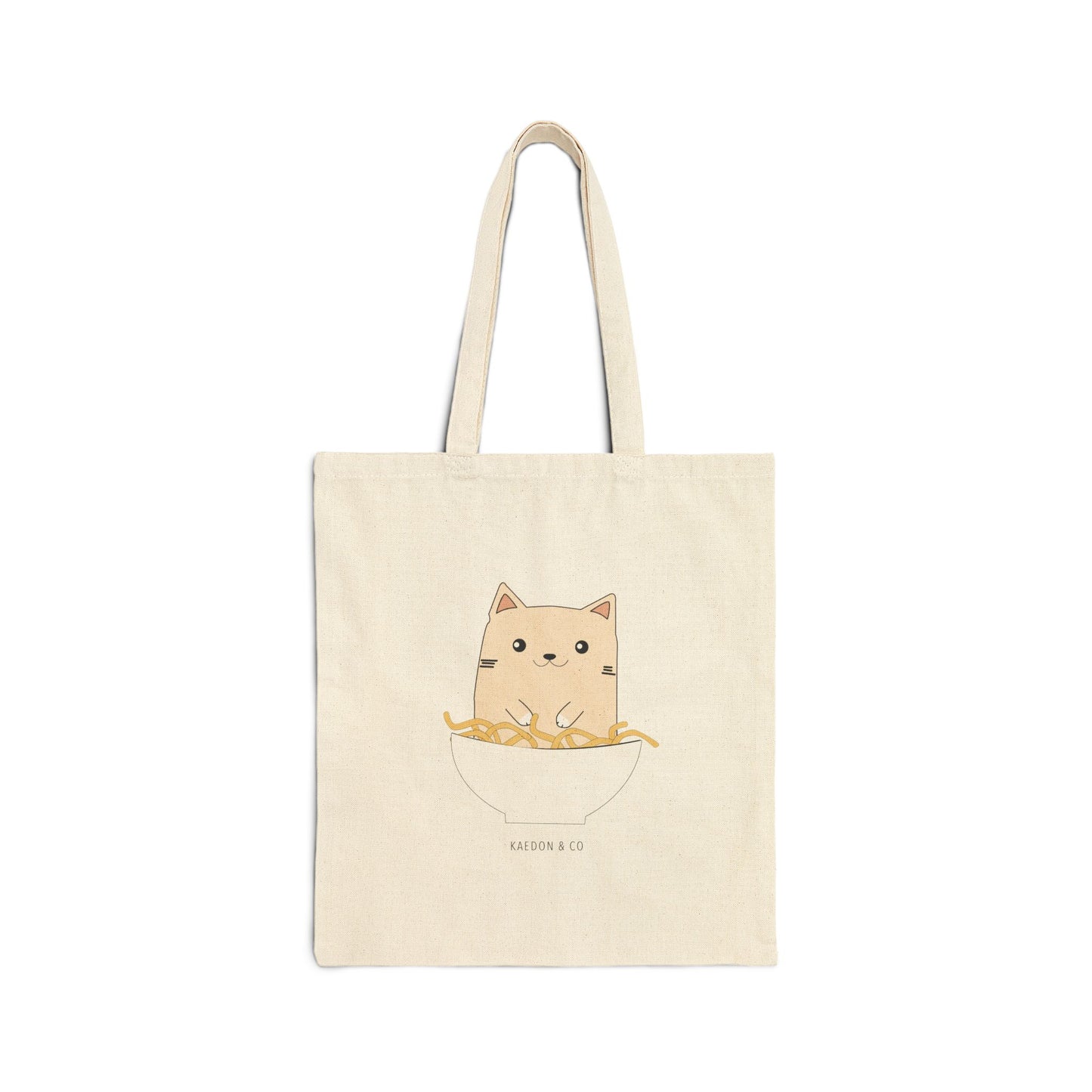 Noodle Bowl Cat Tote Bag