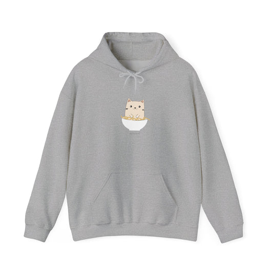 Noodle Bowl Cat Hoodie